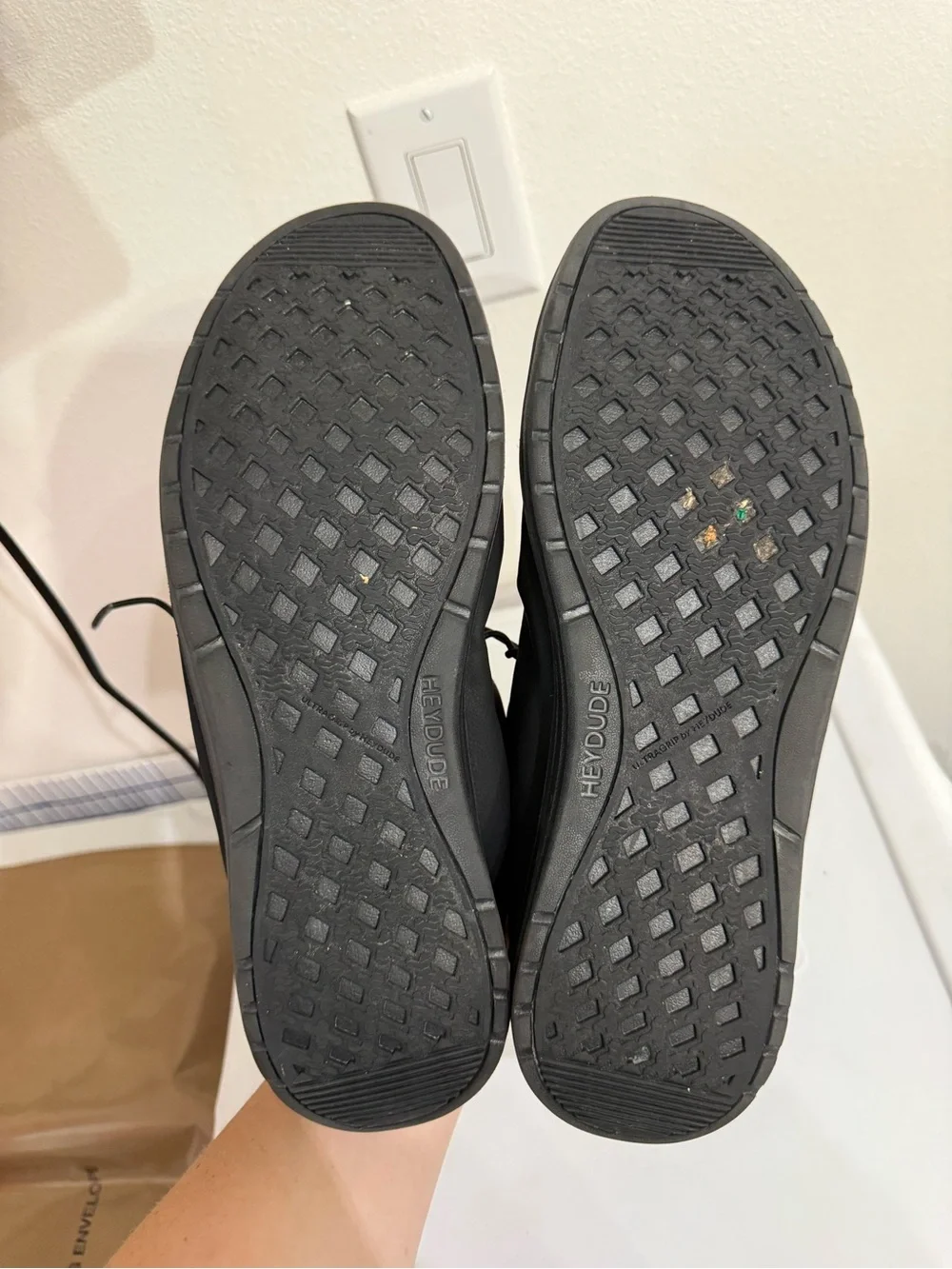 Hey Dude Black Casual Slip-On Loafers